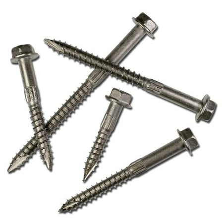 Simpson Strong-Tie Sds25300-R25 Threaded Structural Wood Screw, 25-Pk 1/4"x3" w/ 2" SDS25300-R25